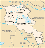 Map of Armenia